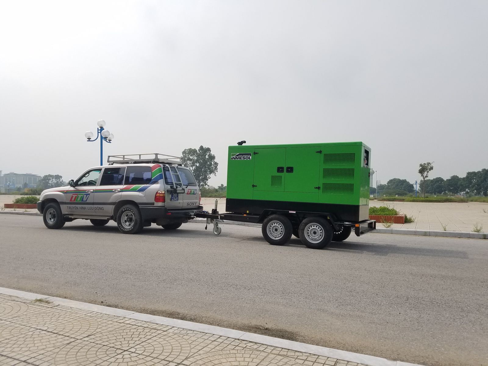 mobile trailer may phat dien di dong